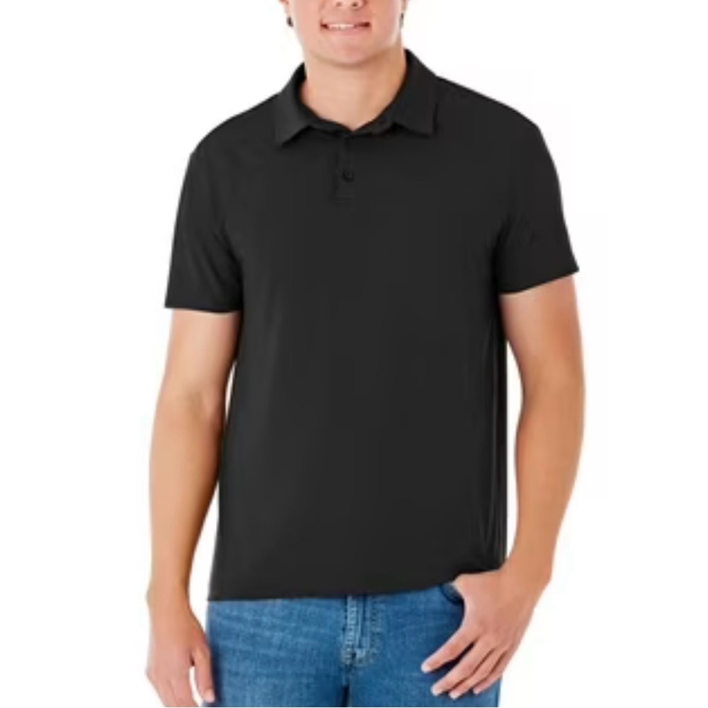 Black Polo Shirt for Men